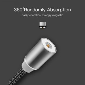 کابل مگنتی Type C یسیدو Yesido CA11 Magnetic Cable توان 2.4 آمپر