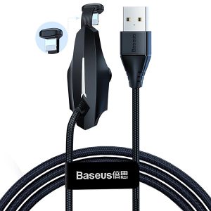 کابل Lightning بیسوس Baseus Stylish Colorful Sucker CALXA-A01 همراه با پد چسبنده
