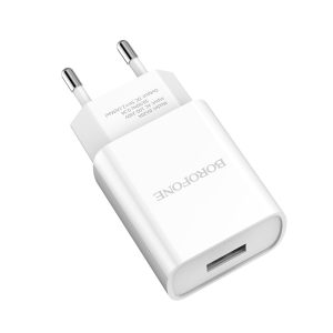 شارژر دیواری بروفون Borofone BA20A Single Port Charger 2.1A