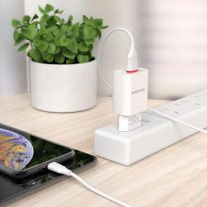 شارژر دیواری بروفون Borofone BA20A Single Port Charger 2.1A