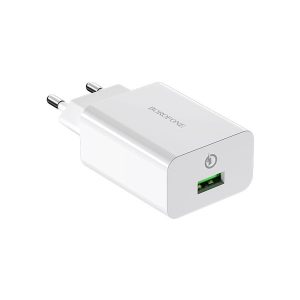 شارژر دیواری بروفون Borofone BA21A QC3.0 3A Charger 18W