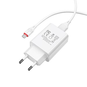 شارژر دیواری بروفون Borofone BA21A QC3.0 3A Charger 18W