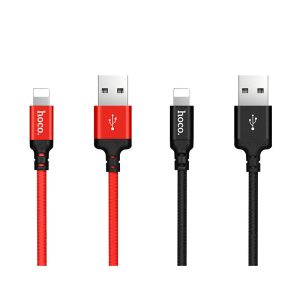 کابل شارژ آیفون هوکو مدل X14 به طول 1 متر