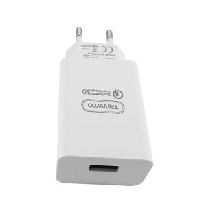 شارژر دیواری فست شارژ QC 3.0 ترانیو Tranyoo R3 Charger توان 3.6 آمپر